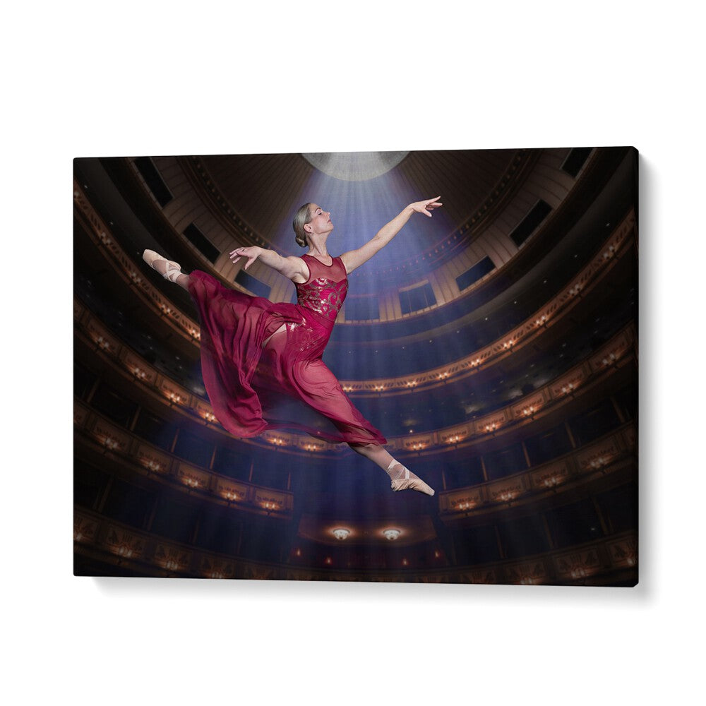 Ballet grace shines in the BALLERINA ROUGE, PHOTOGRAPHY PRINTS, capturing elegance in a stunning performance moment.