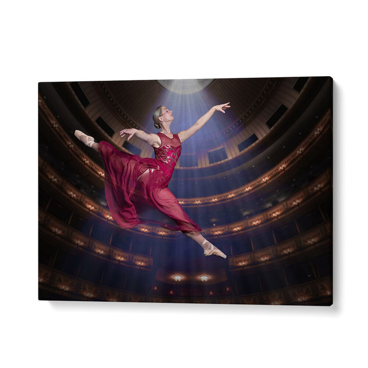 Ballet grace shines in the BALLERINA ROUGE, PHOTOGRAPHY PRINTS, capturing elegance in a stunning performance moment.