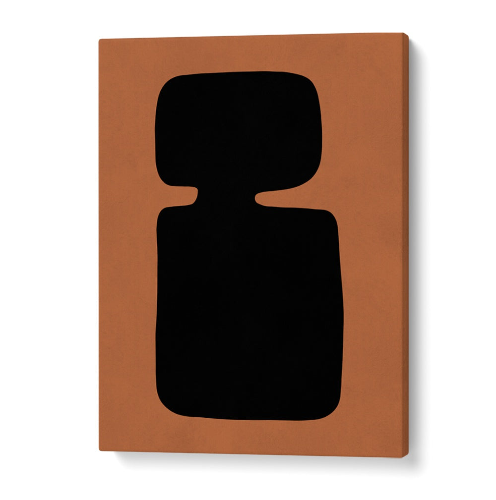 Stylish TRIBAL SHAPES XVIII, GEOMETRIC ART PRINTS featuring bold shapes and earthy tones for vibrant home decor.