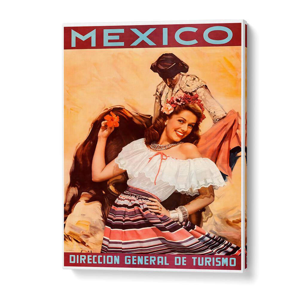Vibrant MEXICO III, VINTAGE TRAVEL POSTERS showcase rich culture and colorful art, perfect for any decor.