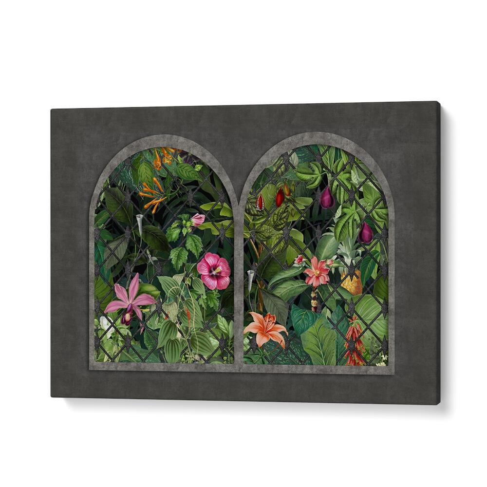 Transform your space with ROOM WITH A VIEW VII , FLORAL FLOWER PAINTINGS, a vibrant botanical art print by Andrea Haase.