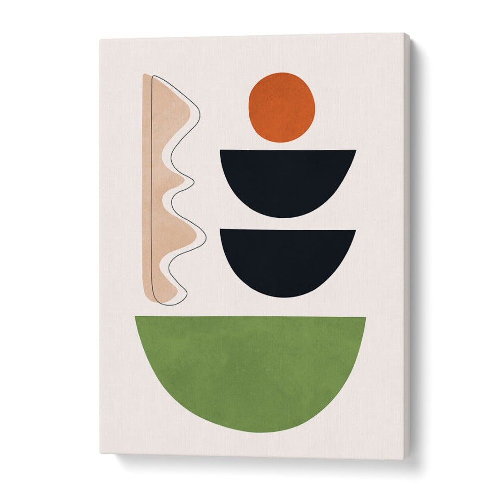 Colorful geometric shapes in the EXPRESSIVE VII, GEOMETRIC ART PRINTS add modern elegance to any space.