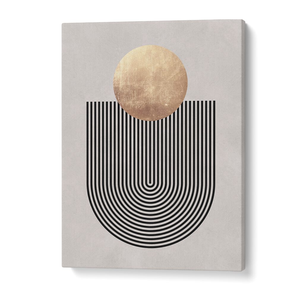 Modern geometric art print featuring LINES AND CIRCLES XXI, perfect for elevating your space with elegance.