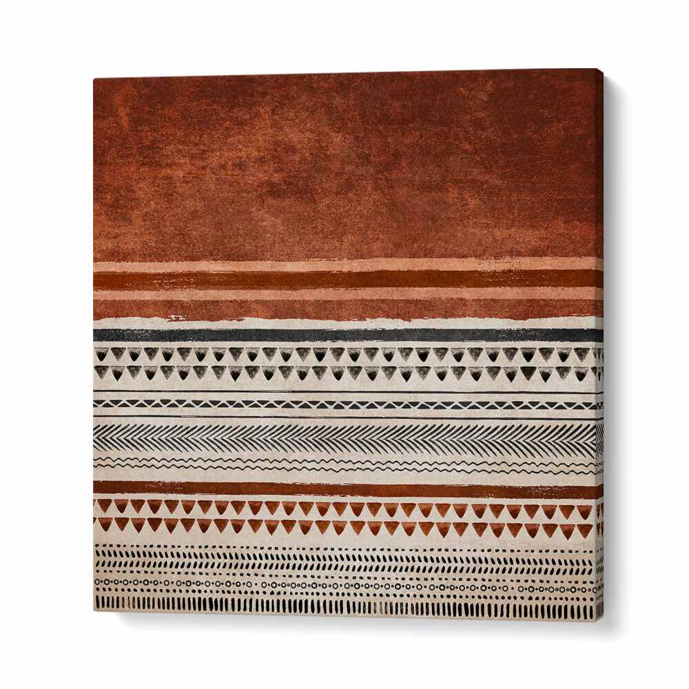 KILIM KIREMIT II, BOHO ART PAINTINGS feature vibrant colors and patterns perfect for modern decor. Enhance your space today!