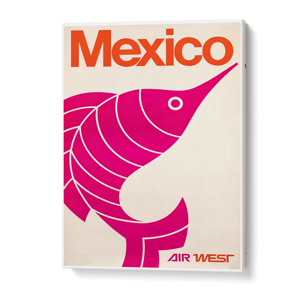 Vibrant MEXICO I, VINTAGE TRAVEL POSTERS showcasing Mexico's rich culture and landscapes, perfect for travel enthusiasts.