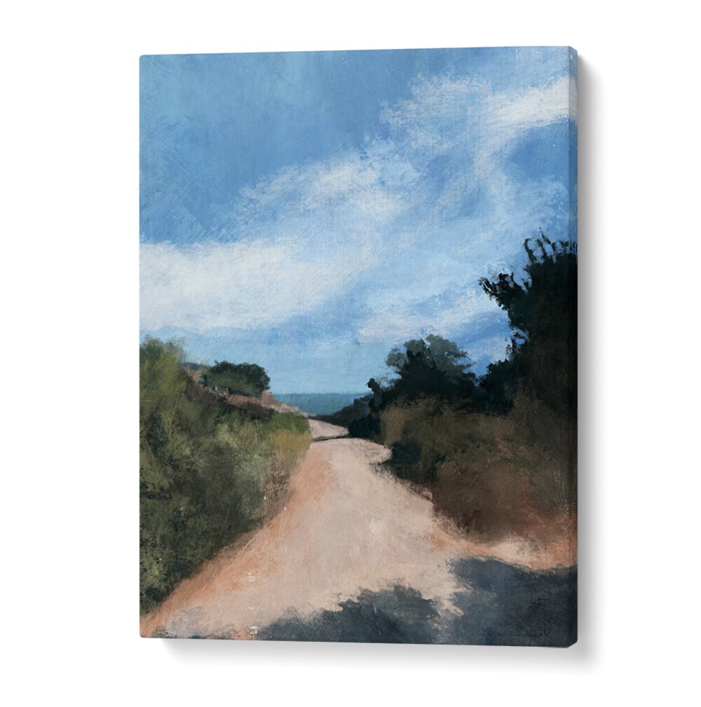 Experience serenity with KALLITHEA, LANDSCAPE PAINTINGS, showcasing a tranquil path and vibrant sky.