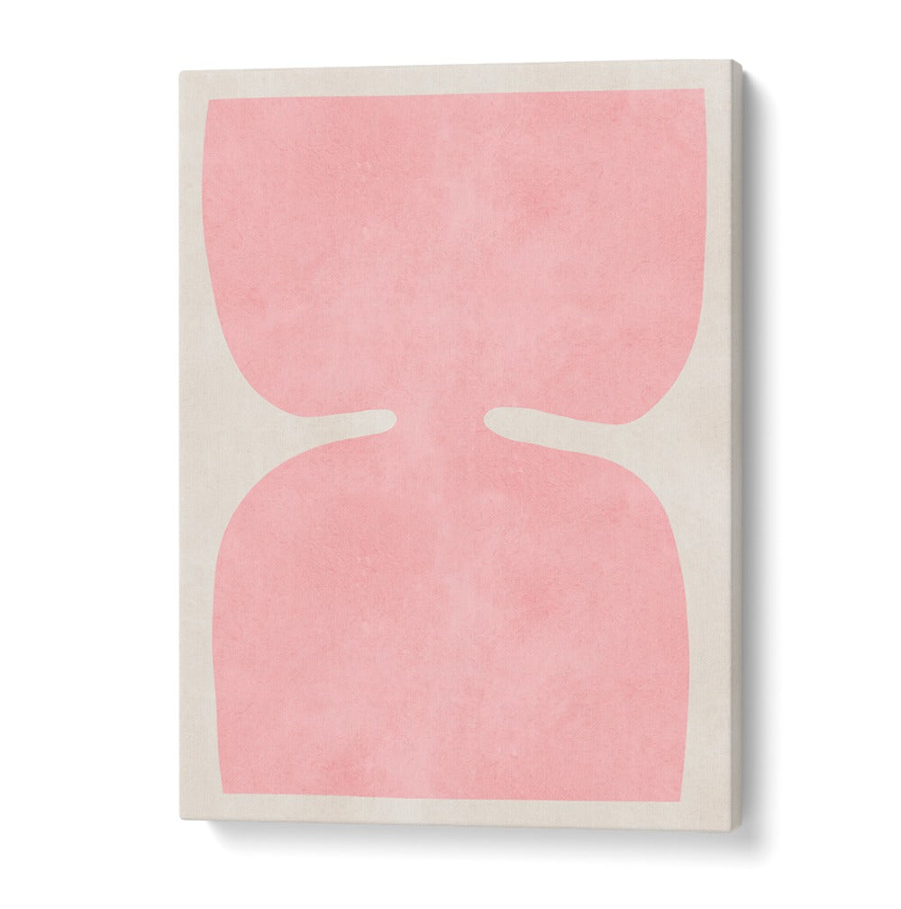 Stunning ORGANIC IV, GEOMETRIC ART PRINTS featuring soft pink shapes, perfect for enhancing modern art collections.