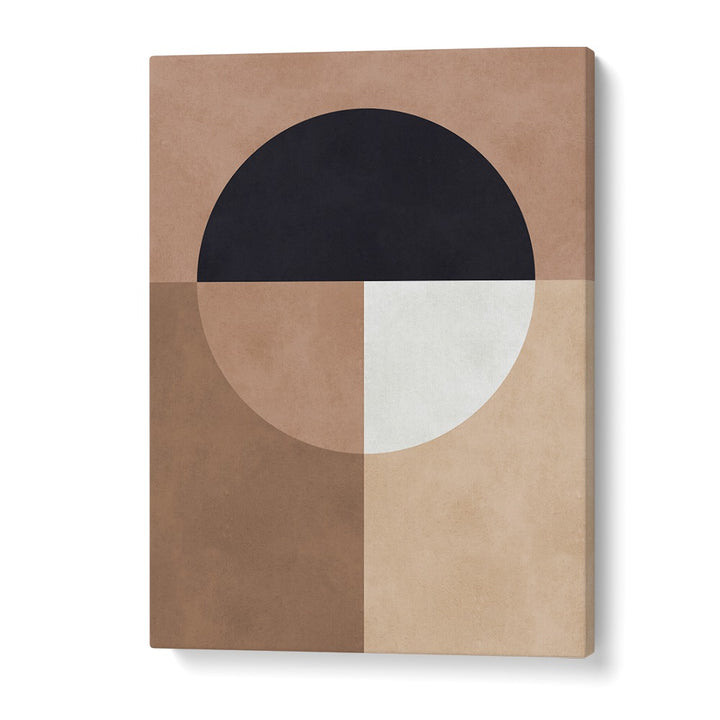 Stunning BROWN GEOMETRY VII, GEOMETRIC ART PRINTS featuring intricate shapes and a rich brown palette for modern decor.