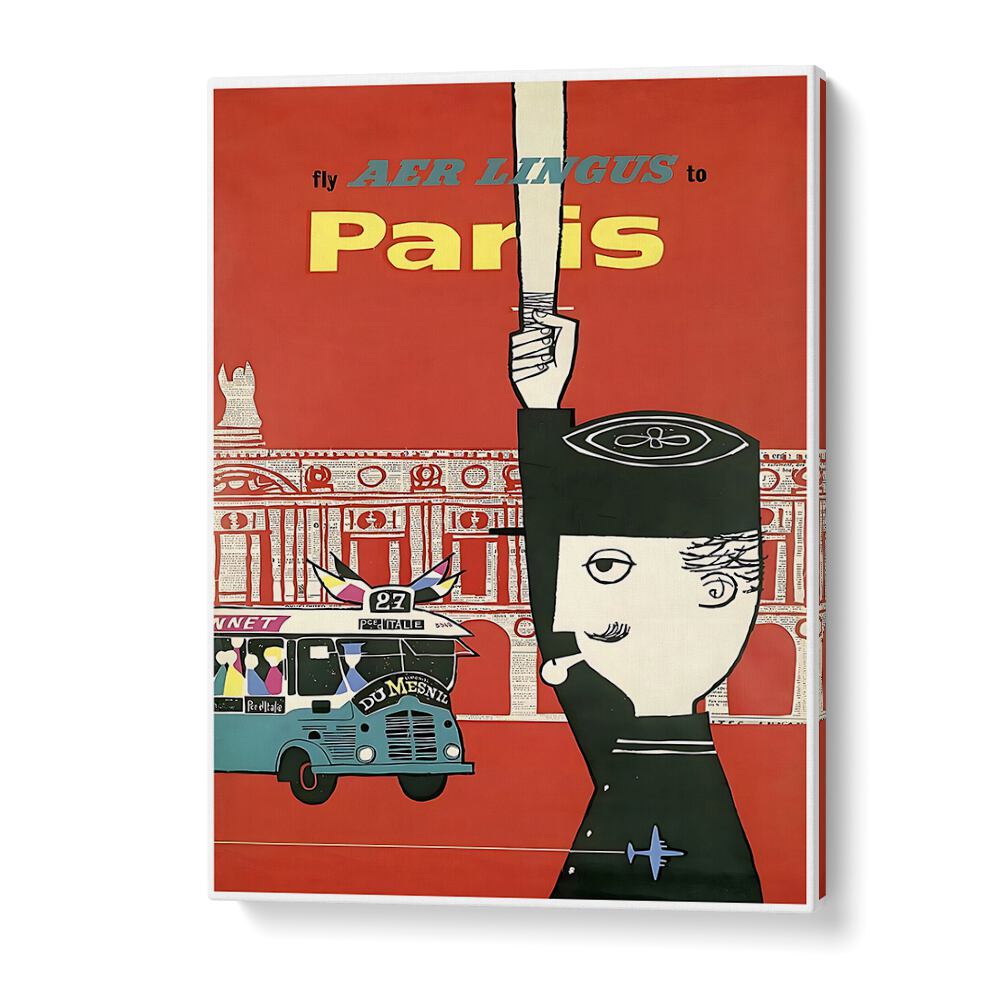 Explore the charm of Paris with PARIS I, VINTAGE TRAVEL POSTERS, perfect for art lovers and travel enthusiasts.
