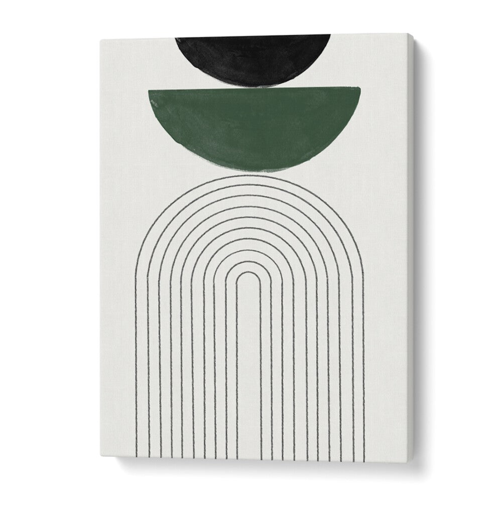 Stylish MID CENTURY MODERN IV, BOHO ART PAINTINGS featuring abstract shapes and colors for chic interior decor.