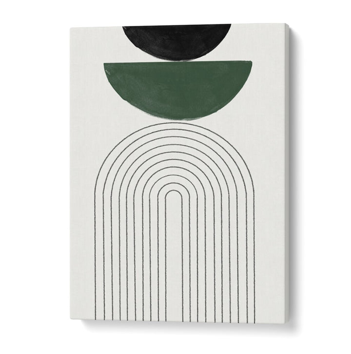 Stylish MID CENTURY MODERN IV, BOHO ART PAINTINGS featuring abstract shapes and colors for chic interior decor.