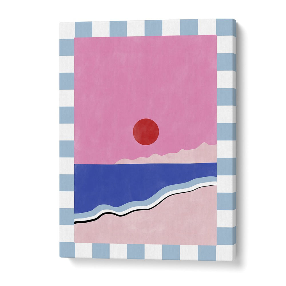 Stunning PINK SKY, LANDSCAPE PAINTINGS by Elena Ristova, transforming decor with vibrant colors and serene beauty.