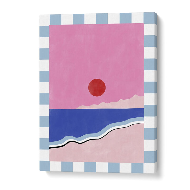 Stunning PINK SKY, LANDSCAPE PAINTINGS by Elena Ristova, transforming decor with vibrant colors and serene beauty.