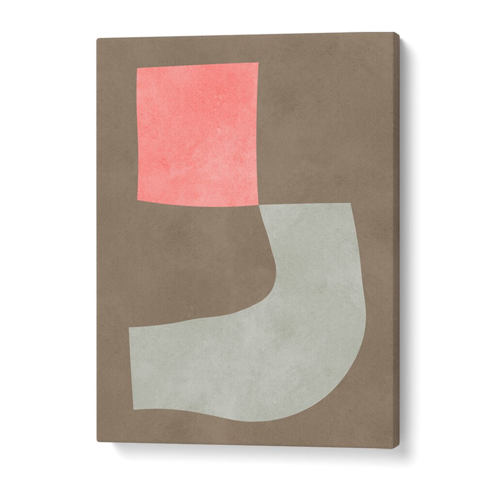 Geometric design featuring soft colors in MODERN SHAPES XI, BOHO ART PAINTINGS, perfect for contemporary decor.