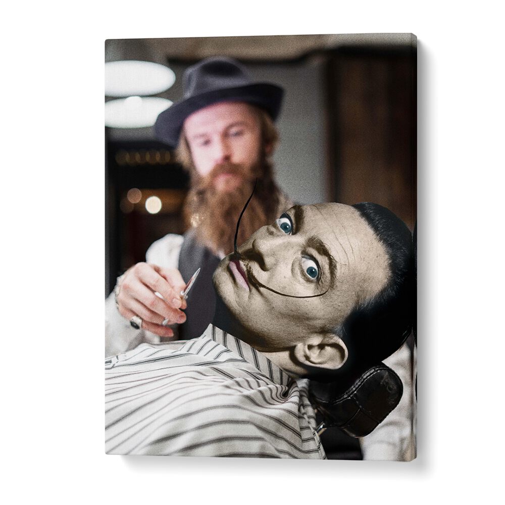 Whimsical MY MOUSTACHE, ALTERED ART PRINTS by Dikhotomy adds unique charm to any space with its captivating design.