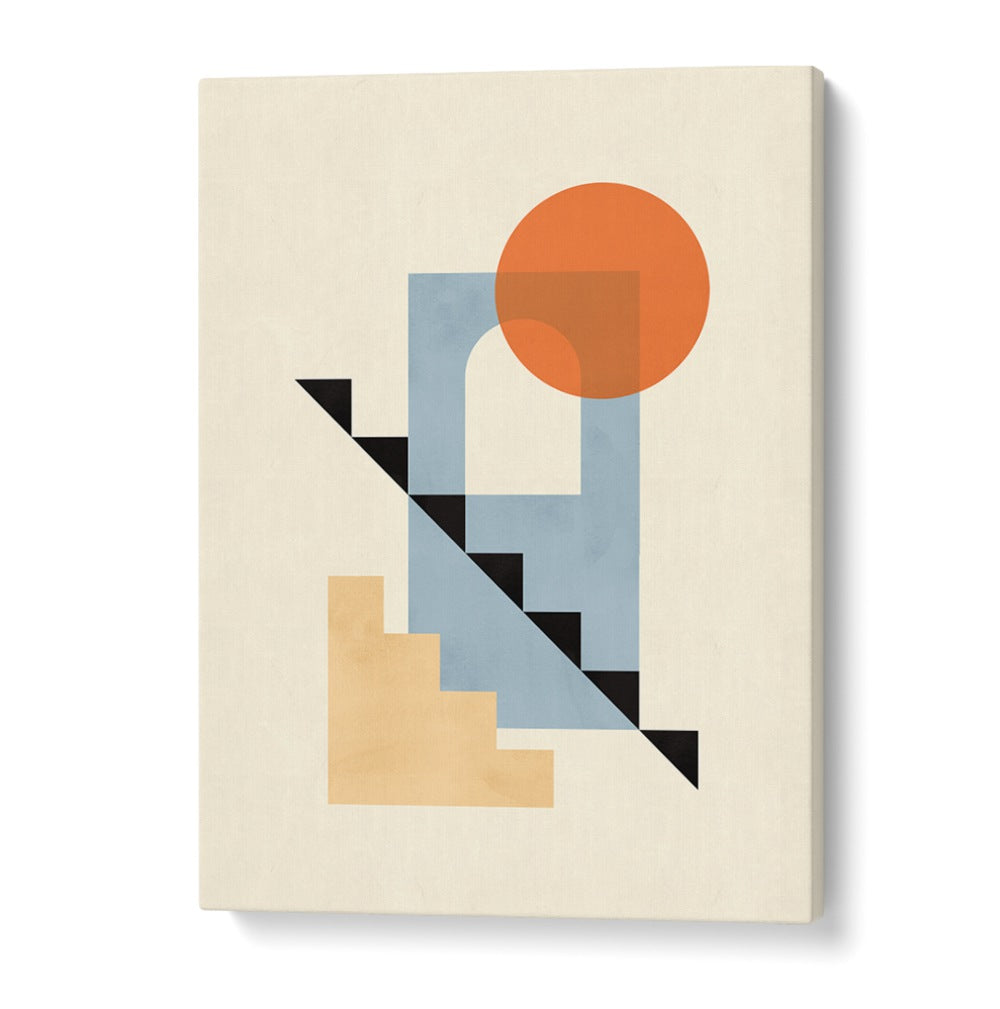 Stylish COMPOSITION III, BOHO ART PAINTINGS showcasing vibrant geometric shapes, perfect for modern home decor.