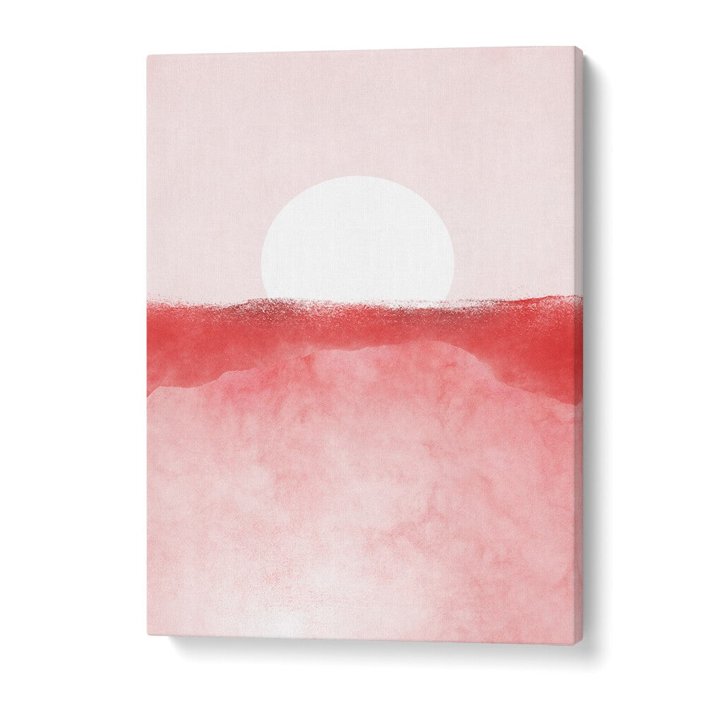 MINIMAL LANDSCAPE PINK I, LANDSCAPE PAINTINGS showcases soft pink hues and a serene design, perfect for any elegant space.