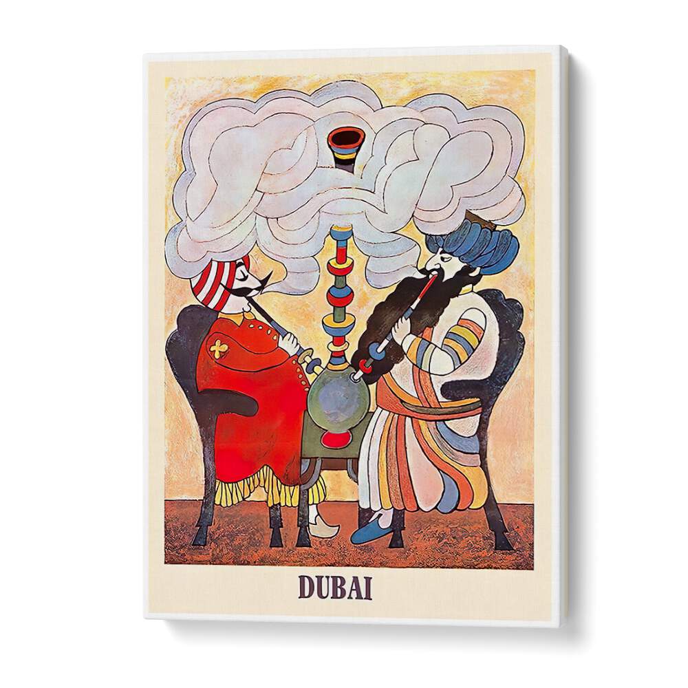 Vibrant DUBAI I, VINTAGE TRAVEL POSTERS showcase classic art, perfect for adding nostalgia to your home decor.