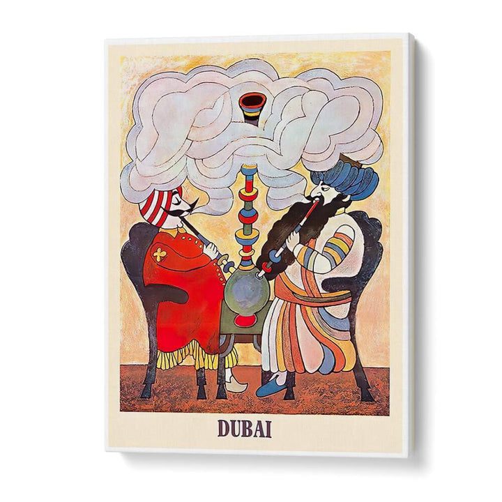 Vibrant DUBAI I, VINTAGE TRAVEL POSTERS showcase classic art, perfect for adding nostalgia to your home decor.