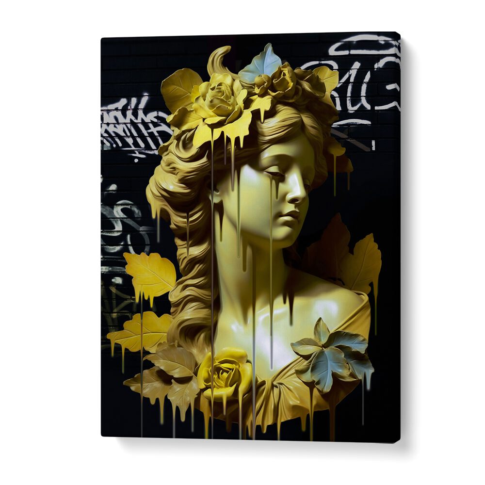 Bold and vibrant, the VANDAL HELENA, ALTERED ART PRINTS by DIKHOTOMY captures art and rebellion in stunning detail.