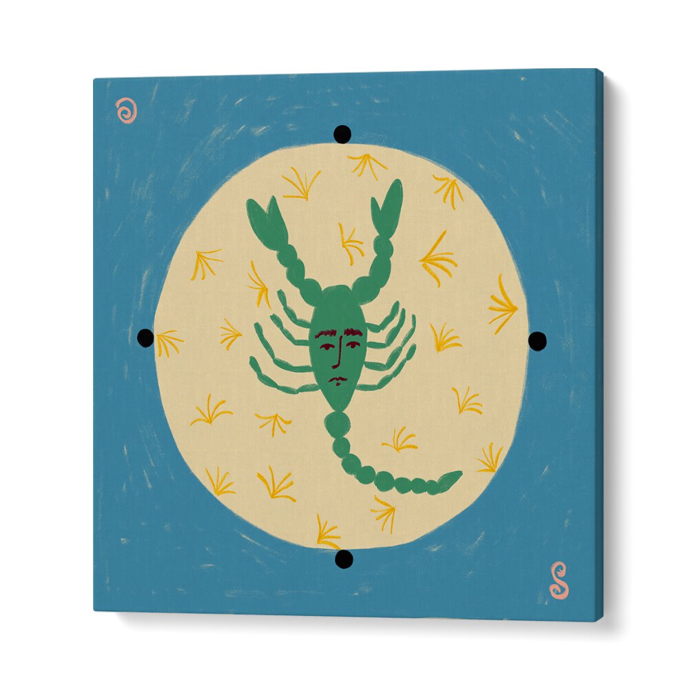 Brightly colored SCORPIO III, ZODIAC poster, perfect for enhancing your space and celebrating astrology.