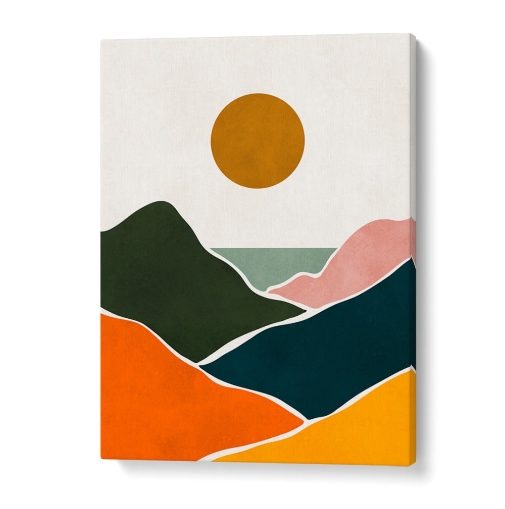 Transform your space with WATERCOLOR VIII, LANDSCAPE PAINTINGS, showcasing serene nature and vibrant colors.
