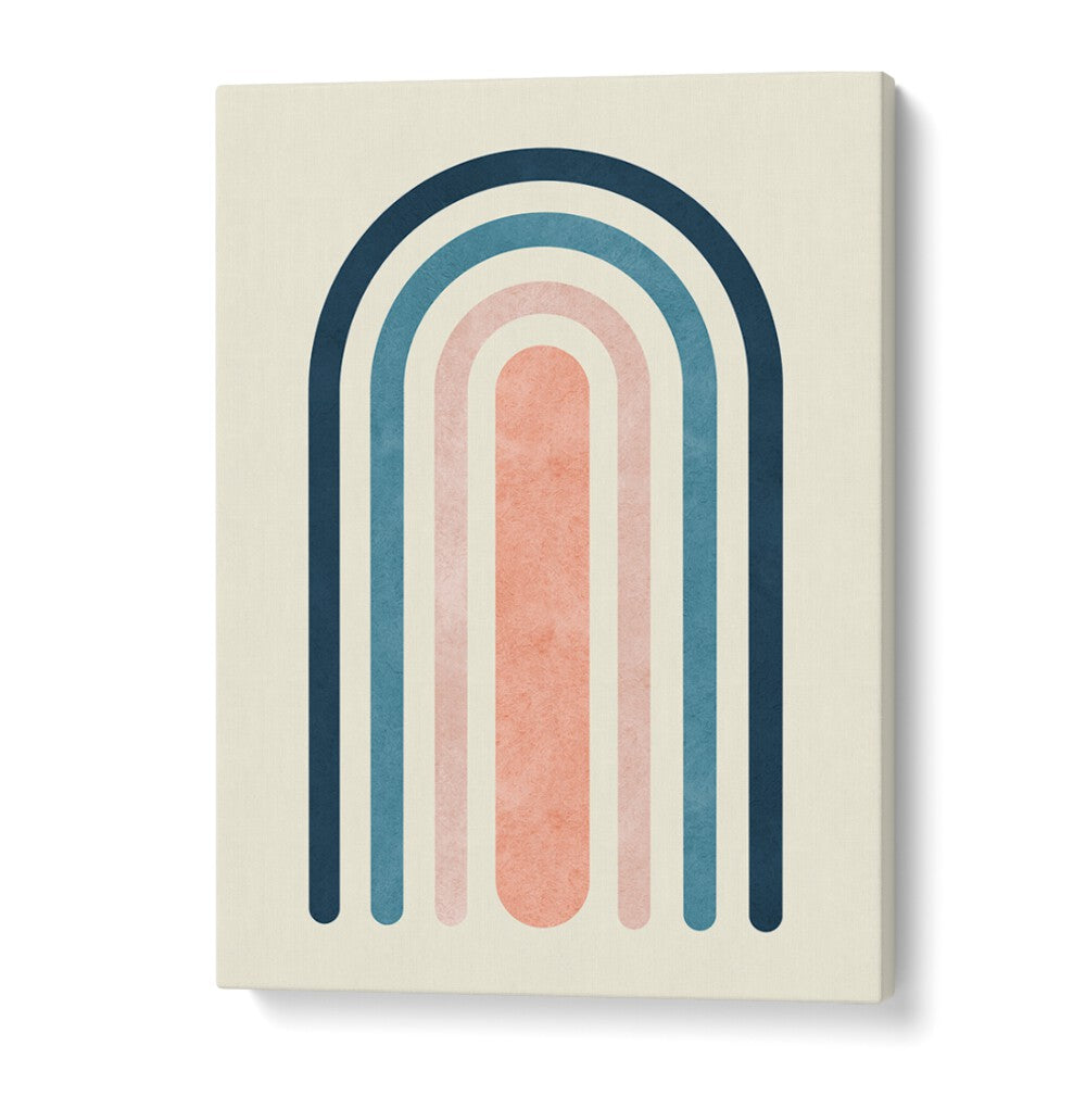 Colorful LINES AND ARCS VI, BOHO ART PAINTINGS showcase modern design, perfect for enhancing creative spaces.
