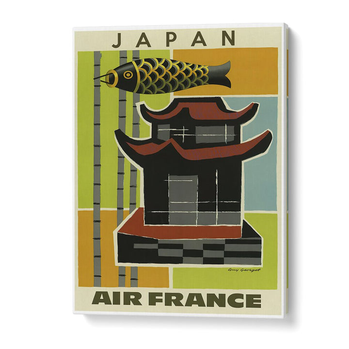 Explore JAPAN III, VINTAGE TRAVEL POSTERS showcasing Japan's rich culture and stunning landscapes in vibrant art.