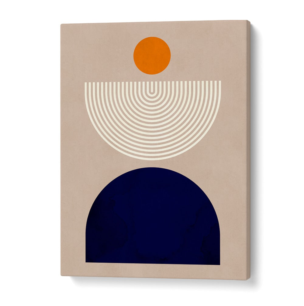Stylish SEMICIRCLES III, GEOMETRIC ART PRINTS featuring bold colors and intricate designs for modern decor.