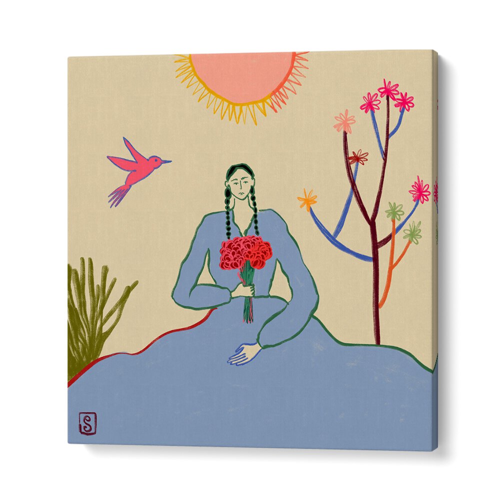 VIRGO III, ZODIAC poster showcases vibrant artwork, perfect for enhancing your space and celebrating Virgo's essence.