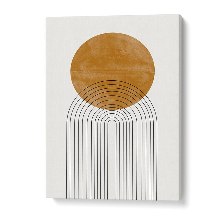 Stunning ABSTRACT FLOW III, BOHO ART PAINTINGS from THE MIUUS STUDIO featuring a vibrant design with warm tones.