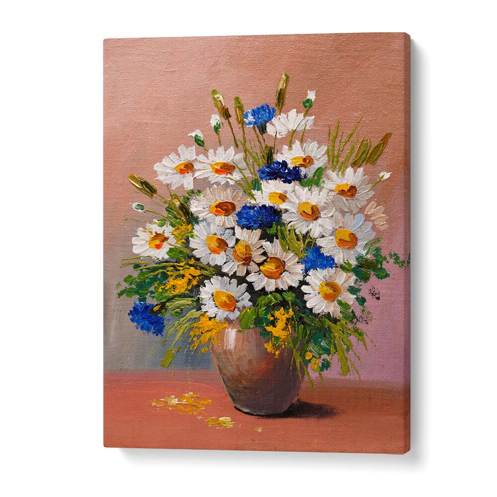Vibrant bouquet in vase showcasing EARTHLY TREASURES, VINTAGE EUROPEAN PAINTINGS collection for timeless elegance.