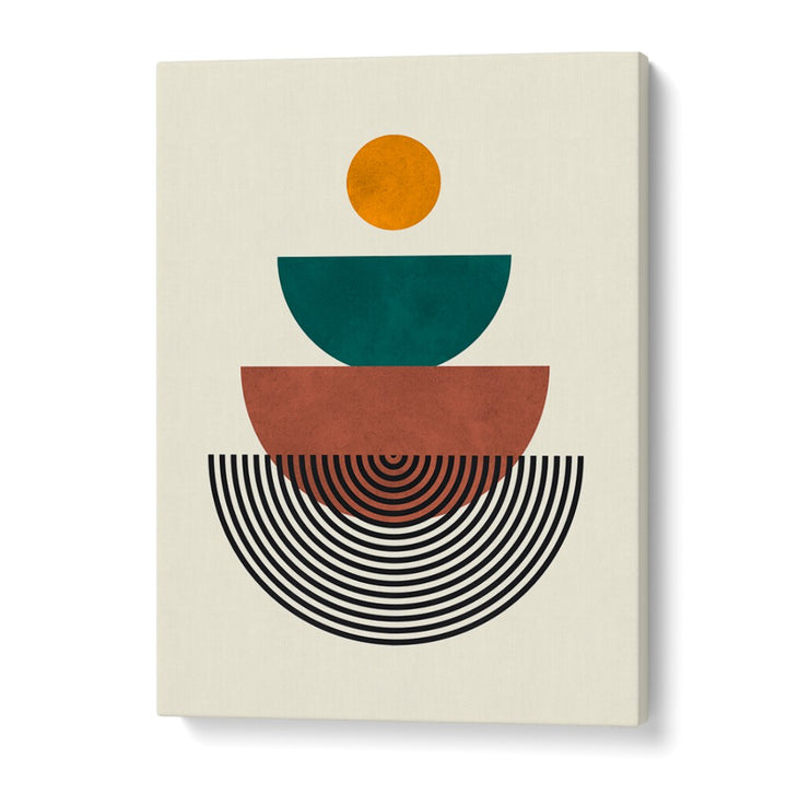 Stylish LINES AND CIRCLES VII, GEOMETRIC ART PRINTS featuring vibrant shapes and textures for modern decor.