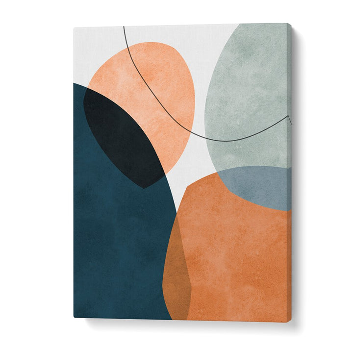 Stunning ABSTRACT SHAPES VI art print featuring vibrant colors and unique forms, perfect for modern home decor.