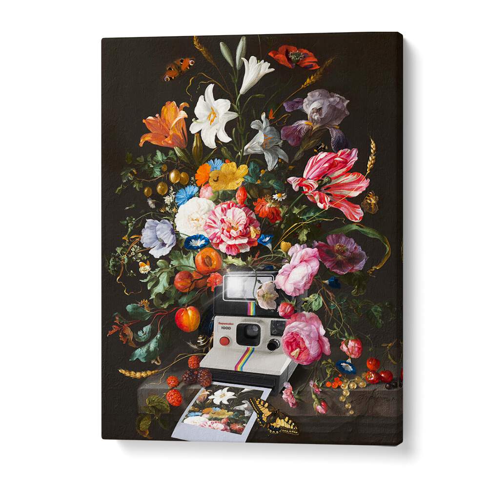 Floral Instant Photo by Dikhotomy blends vibrant flowers and art, ideal for elevating spaces with FLORAL FLOWER PAINTINGS.