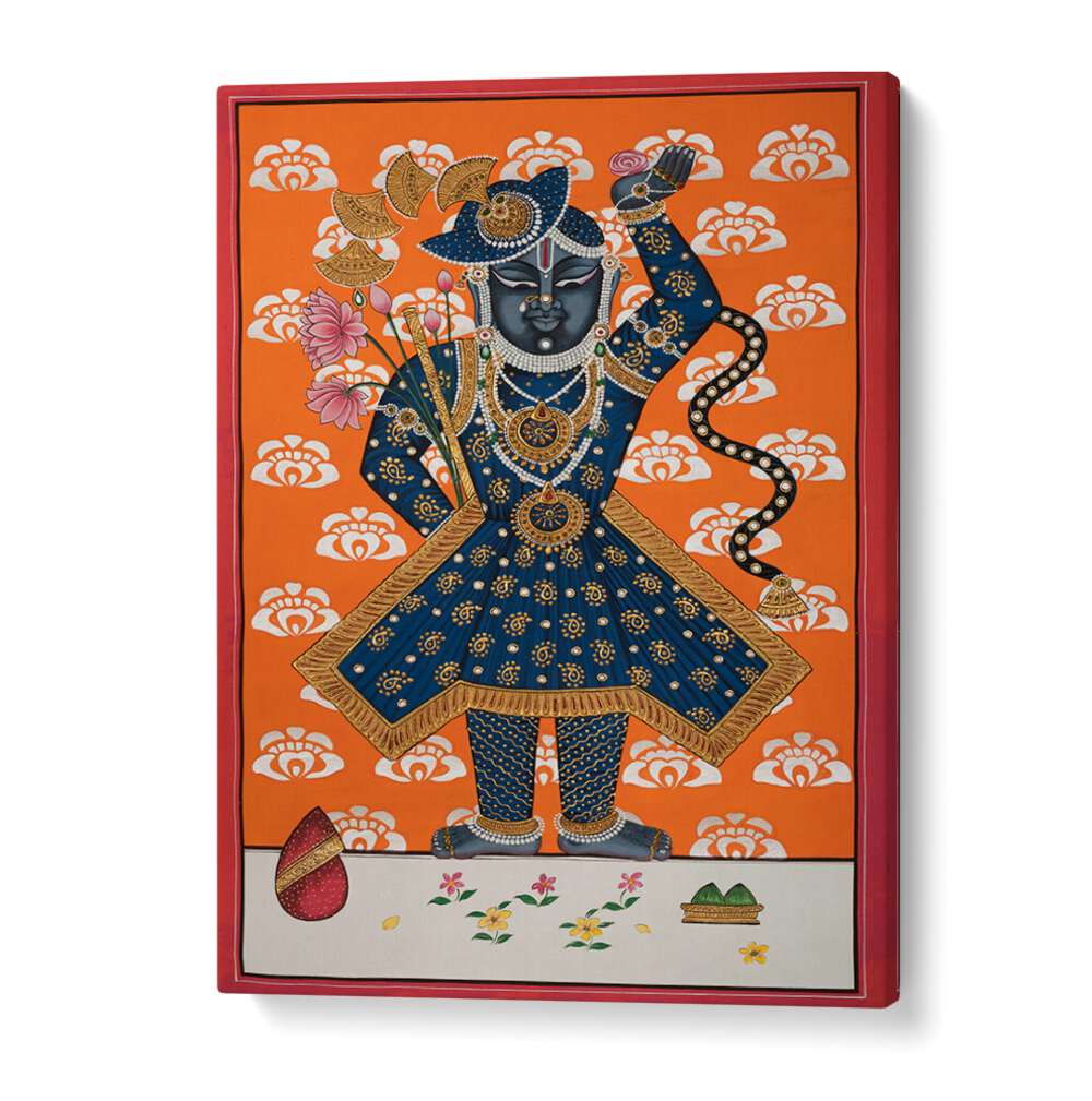 Exquisite SHRINATH JI, INDIAN ART PAINTINGS showcasing traditional Indian artistry, perfect for your living space.