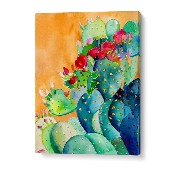CACTUS GARDEN , FLORAL FLOWER PAINTINGS
