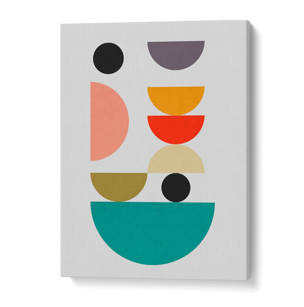 Colorful composition of HARMONY II, GEOMETRIC ART PRINTS, perfect for elevating any modern living space.