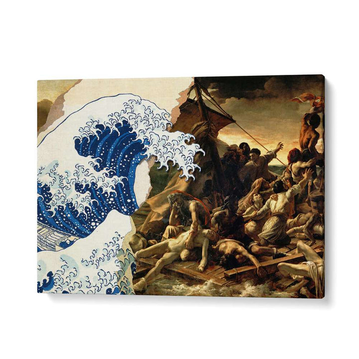 Captivating “Tragedy in the Storm, Altered Art Prints” by Dikhotomy blends emotion and drama for your space.