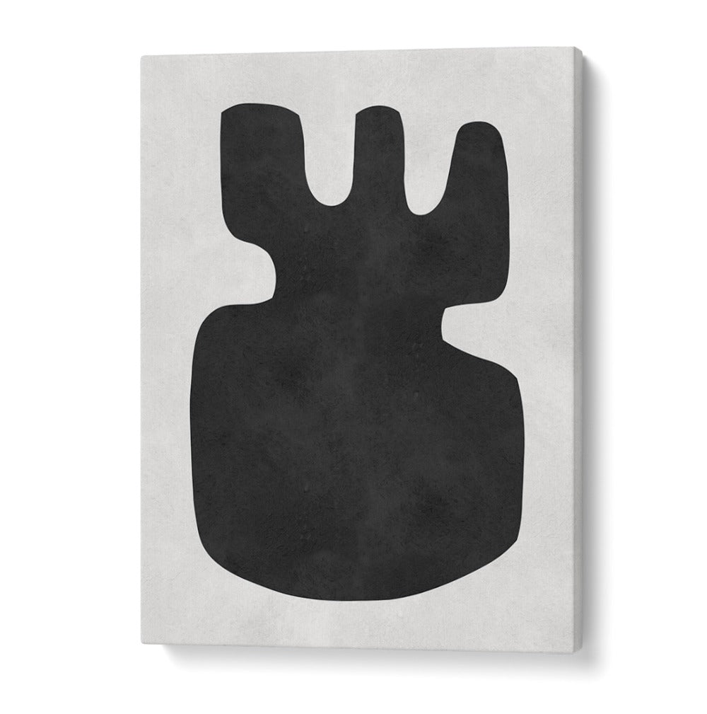 Bold black shapes create striking ORGANIC, GEOMETRIC ART PRINTS, perfect for modern decor and artistic expression.