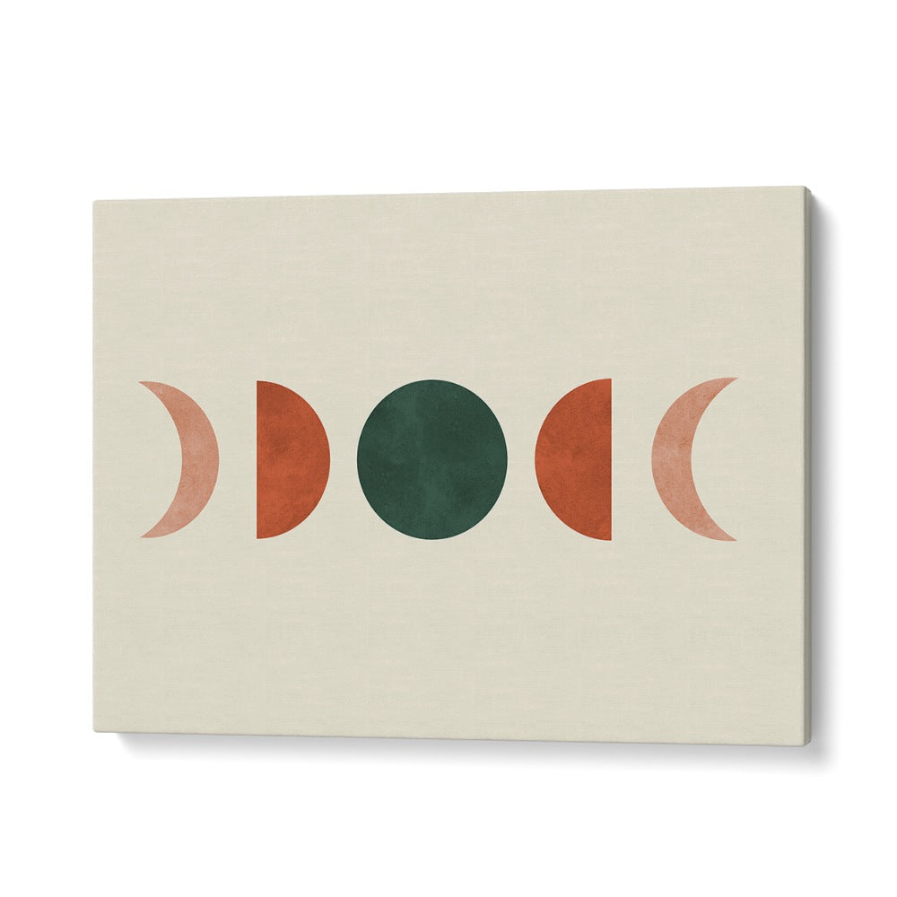 Elegant MOON 1, BOHO ART PAINTINGS showcasing lunar phases, perfect for adding charm to your decor.