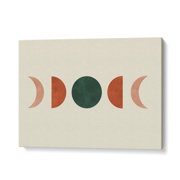 Elegant MOON 1, BOHO ART PAINTINGS showcasing lunar phases, perfect for adding charm to your decor.