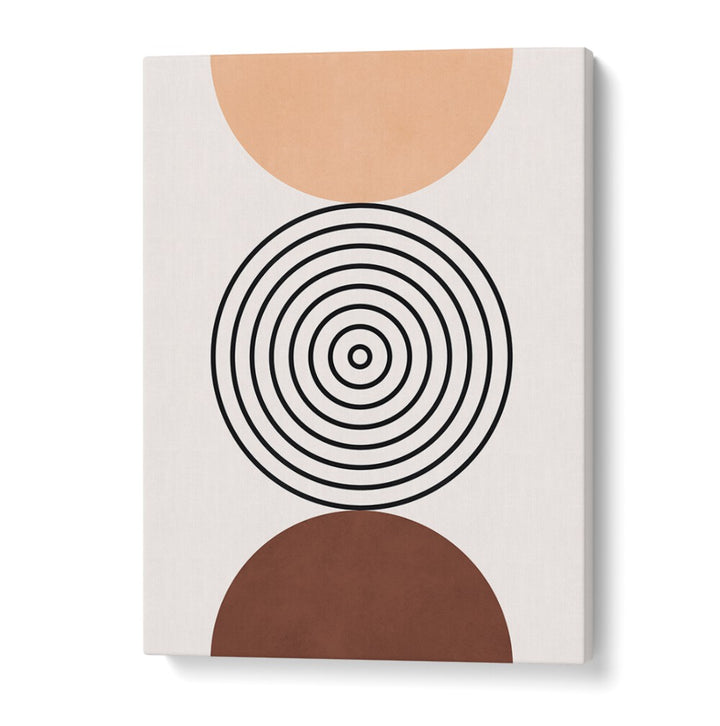 Geometric elegance shines in LINES AND CIRCLES XXVI, BOHO ART PAINTINGS, perfect for modern decor.