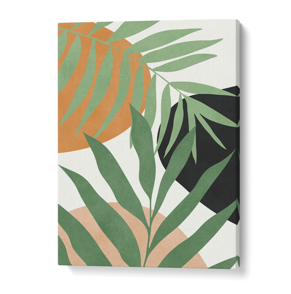 Stylish WATERCOLOR I, BOHO ART PAINTINGS featuring vibrant leaves and soft tones, perfect for elevating your space.