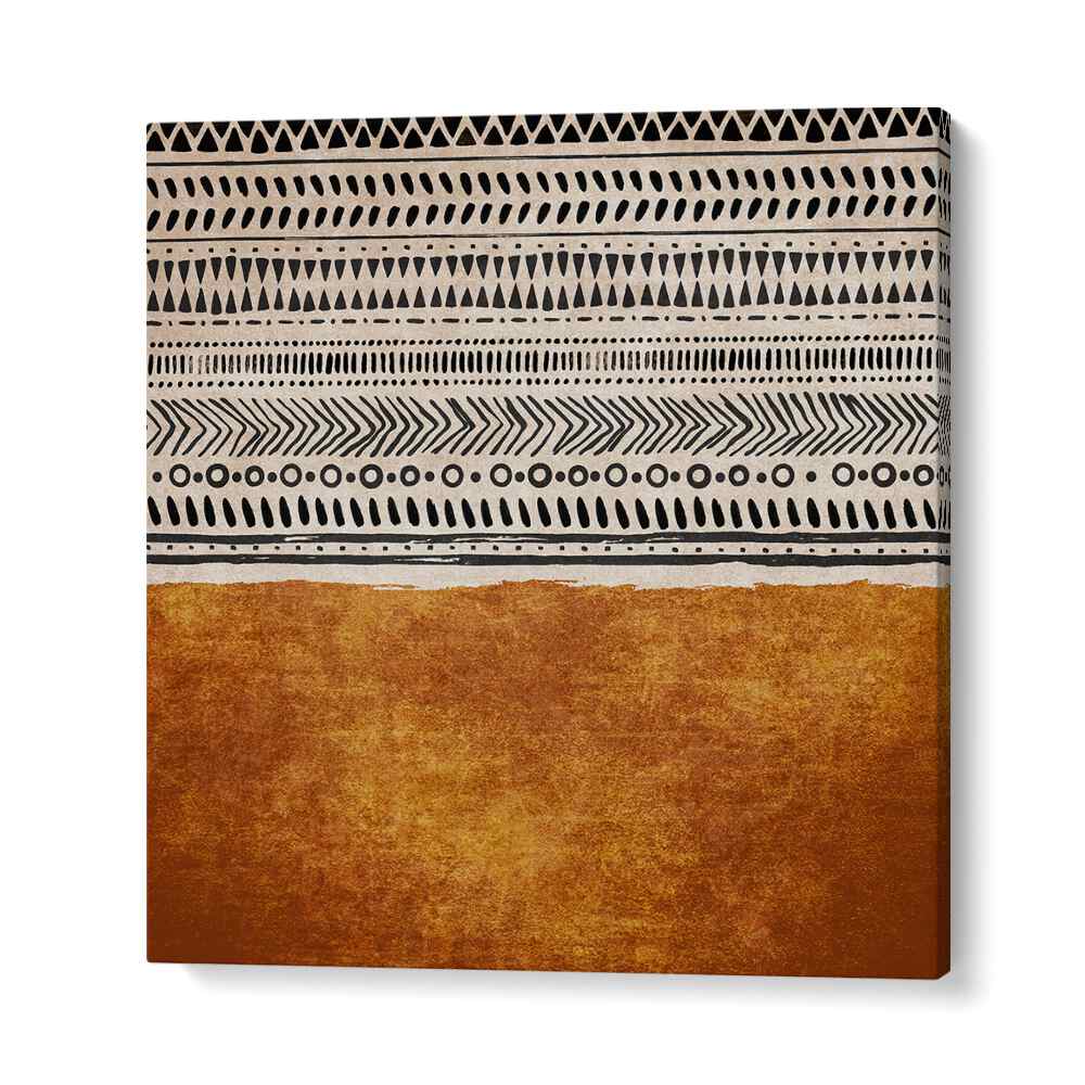 KILIM TURUNCU, BOHO ART PAINTINGS showcase vibrant patterns on museum-grade canvas, perfect for modern art lovers.