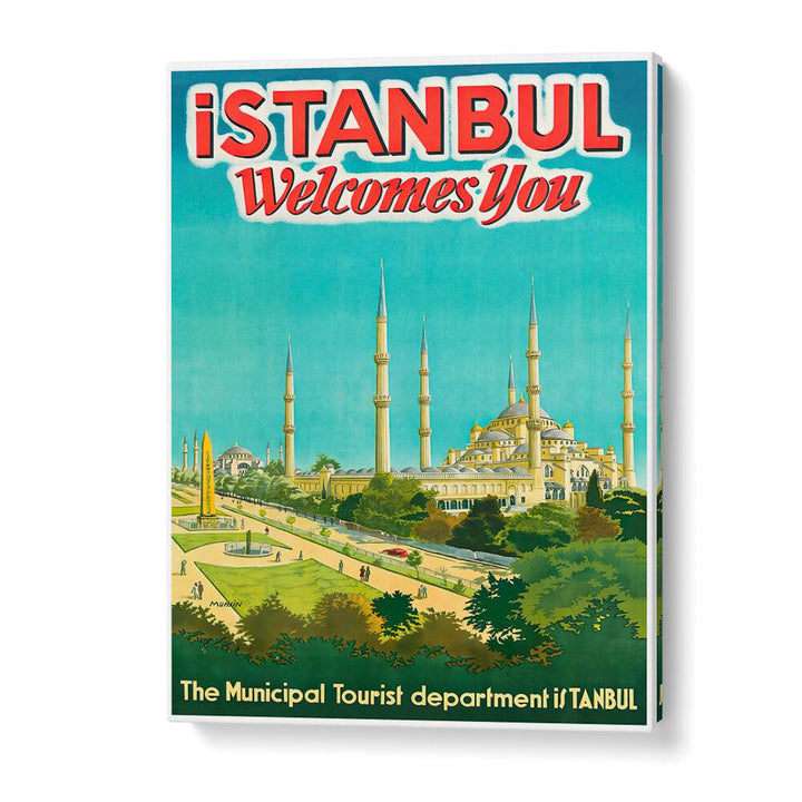 Discover the charm of ISTANBUL II, VINTAGE TRAVEL POSTERS, celebrating Istanbul's rich history and vibrant culture.