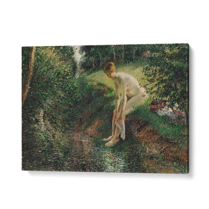 BATHER IN THE WOODS (1895)  , VINTAGE PAINTINGS