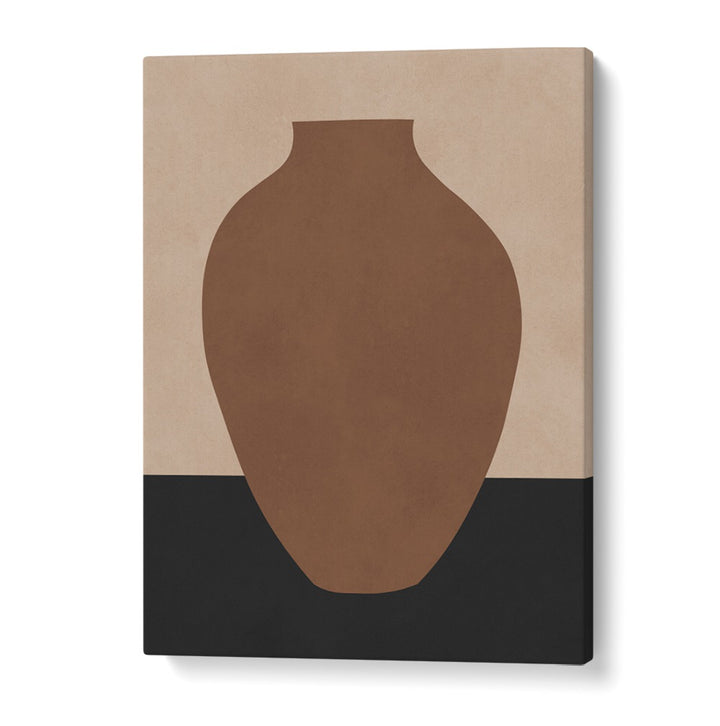 Stylish TRIBAL SHAPES VIII, GEOMETRIC ART PRINTS featuring a modern vase design, perfect for any decor.