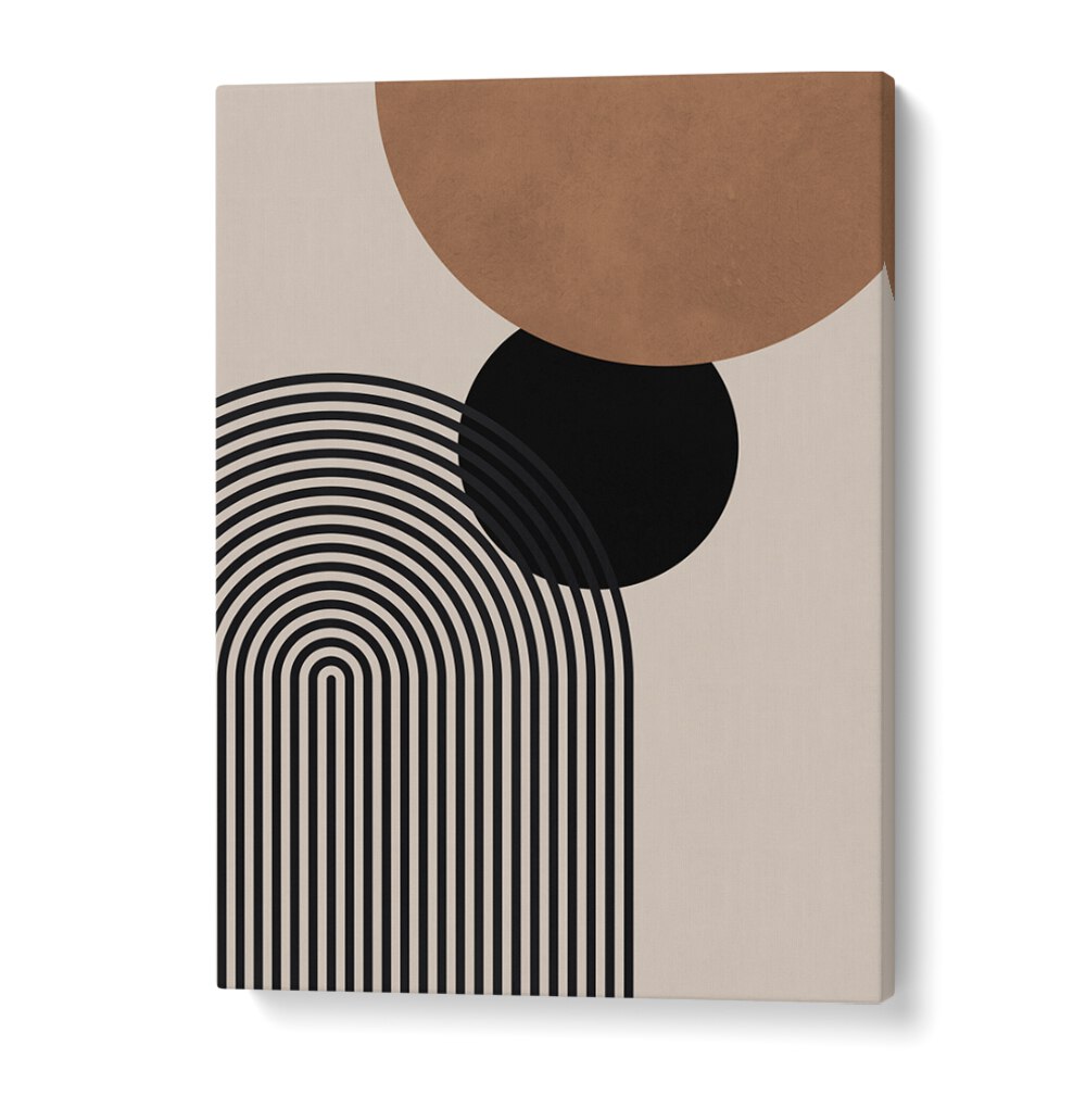 Elevate your space with COMPOSITION IV, BOHO ART PAINTINGS featuring unique lines and circles for artistic flair.
