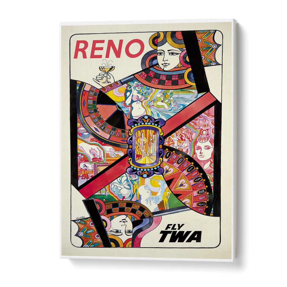 Colorful RENO Vintage Travel Posters that capture the essence of adventure and nostalgia for art lovers.